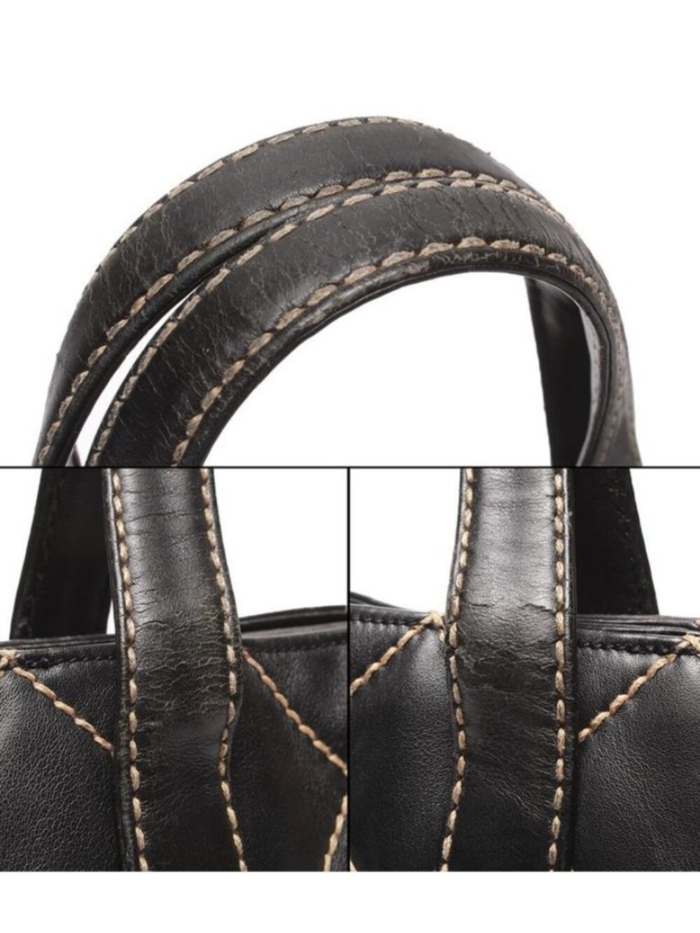 Chanel Tote Gold Wild Stitch CC Logo - Picture 6 of 10